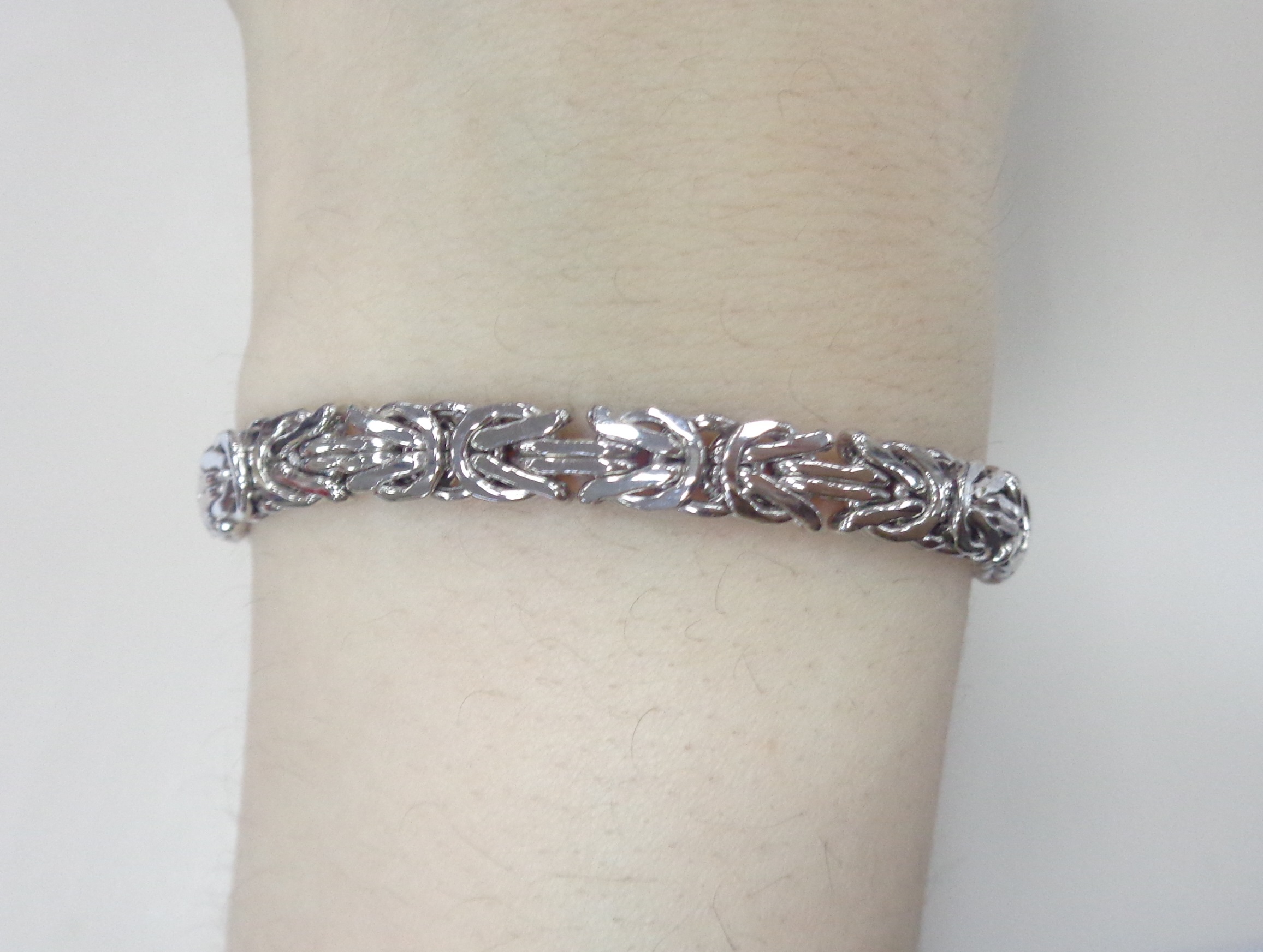 Серебряный браслет плетение "Фантазийное"